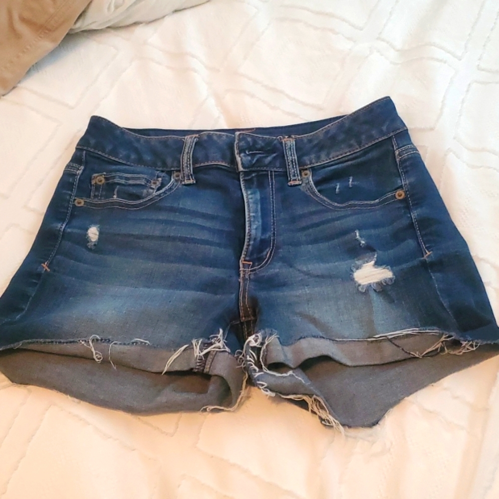 AE high rise shorts